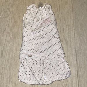 Halo Sleepsack Swaddle Baby Girl Polka Dot Sz NB